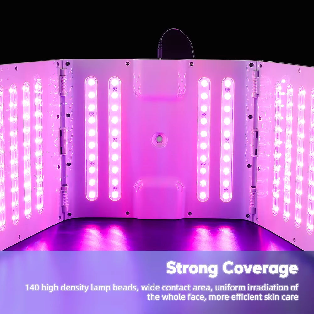 7 Colors LED Facial Beauty Mask Skin Lifting Brightening Photon Face&Body Machine